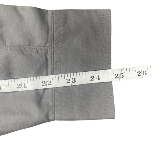 Pacific Trail Men's Steel Grey Roll Tab Performance Vented Shirt Top Sz Med - Picture 11 of 11